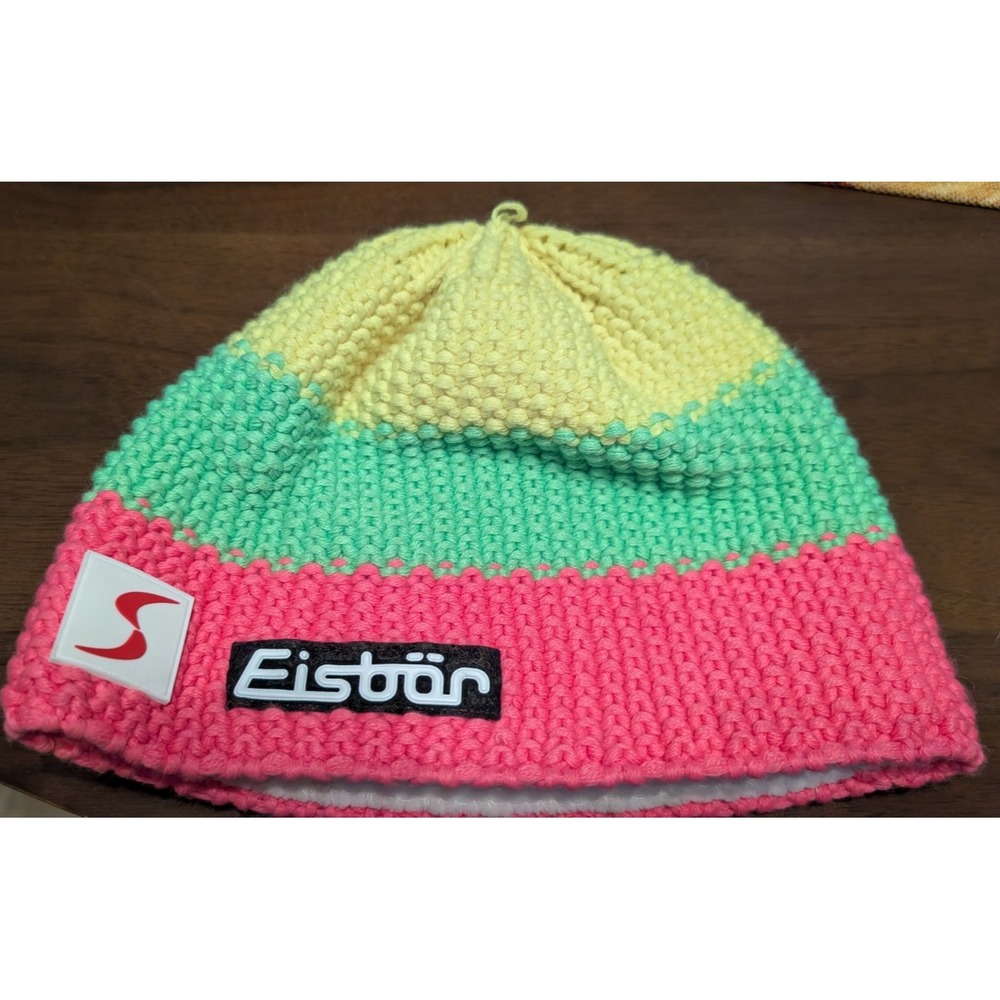 Eisbar knit beanie hat ski outdoor   Neon Multi